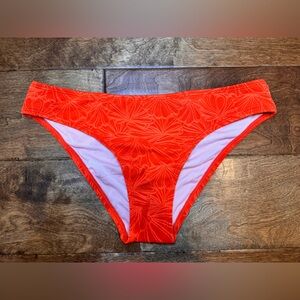 Orange Floral CupShe Bikini Bottoms